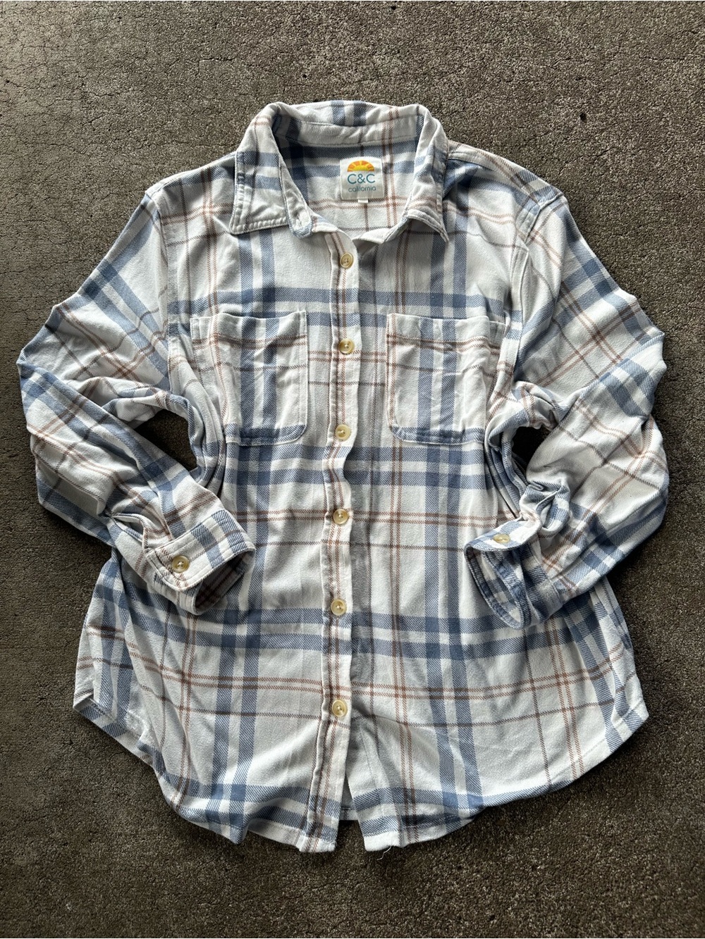 C&C California Plaid Button-Up Shirt
